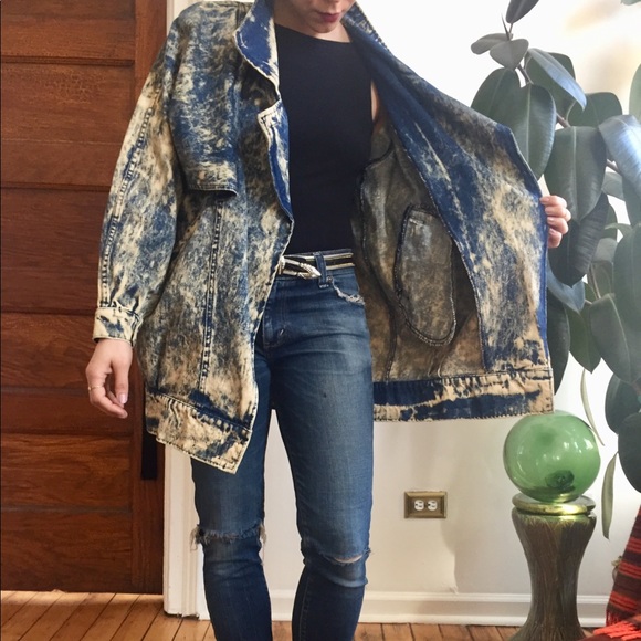 Vintage Acid wash Bebe jacket - Picture 7 of 8